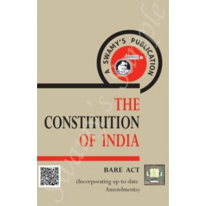Swamy Publisher's The Constitution of India (A-5)